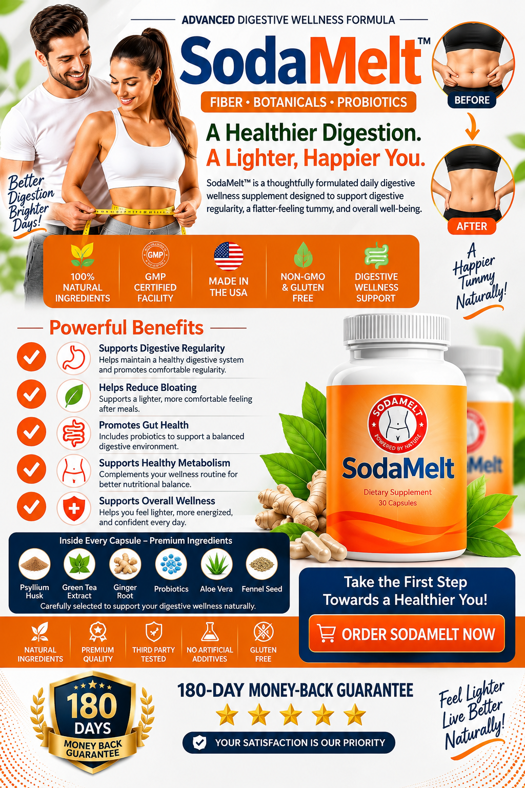 SodaMelt Daily Digestive Wellness Supplement